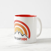 外の平和 ツートーンマグカップ (正面右)