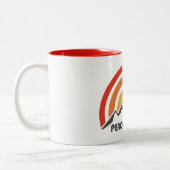 外の平和 ツートーンマグカップ (左)