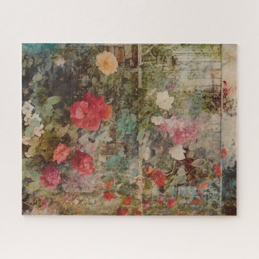 外の庭 ジグソーパズル (横)