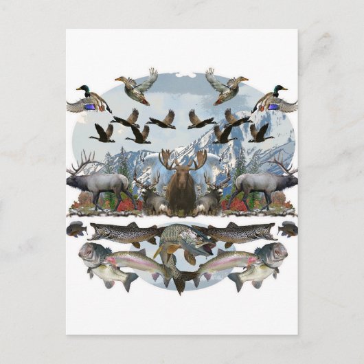 外の生活 ポストカード (正面)