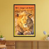 外はジャングルだ！ キャンバスプリント (インサイチュ (リビング))