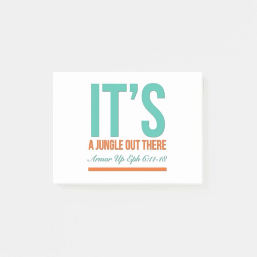 外はジャングルだ ポストイット (正面)