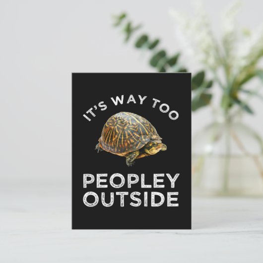 外は人が多すぎる ポストカード (スタンド正面)