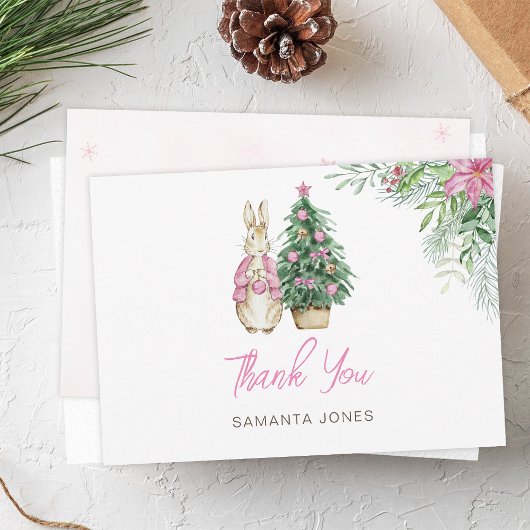 外は冷たいベビーサンキューカード 招待状