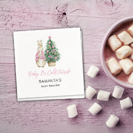 外は冷たいベビーナプキン スタンダードカクテルナプキン