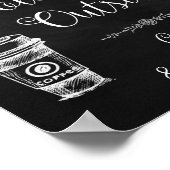 外は寒いよ ウェディングサイン ポスター (角)