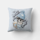 外は私のハートのように寒い クッション (裏面)