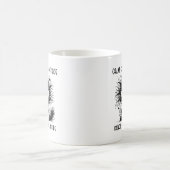 外は静か 中は大混乱 面白いネコ コーヒーマグカップ (中央)