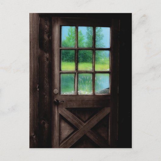 外への扉を開く ポストカード (正面)