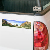 外へ得て下さい バンパーステッカー (トラック上)