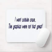 外へ行きました マウスパッド (マウス)