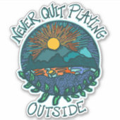 外やめ遊のシール シール (正面)