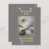 外れ世界誕生日! ポストカード (正面/裏面)