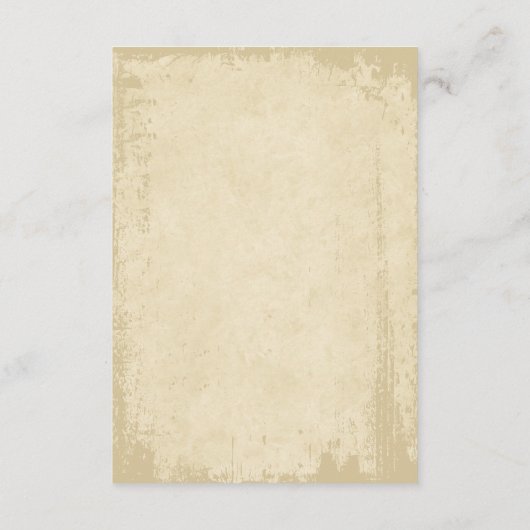 外エレガント白のグランジ宿結婚泊 エンクロージャーカード (裏面)