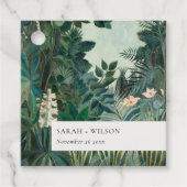 外エレガント素朴国熱帯雨林結婚の フェイバータグ (正面)