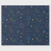 外カッコいい部空間の輪郭 ラッピングペーパー (フラット)