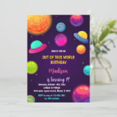 外カラフル域テーマ子供へ 招待状 (スタンド正面)