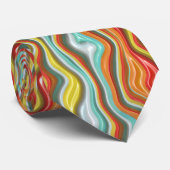 外カラフル絵を描 ネクタイ (ロール)