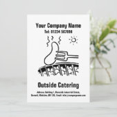 外ケータリング漫画デザインカード シーズンカード (スタンド正面)