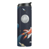 外パーソナライズされた空間パターン銀河系 タンブラー (回転左)