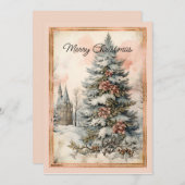 外ビクトリアン飾聖降誕樹教会 シーズンカード (正面/裏面)