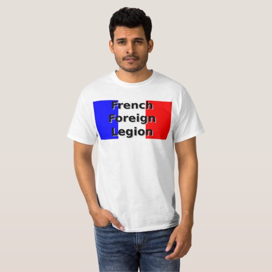 外フランスの国軍団 Tシャツ (正面フル)