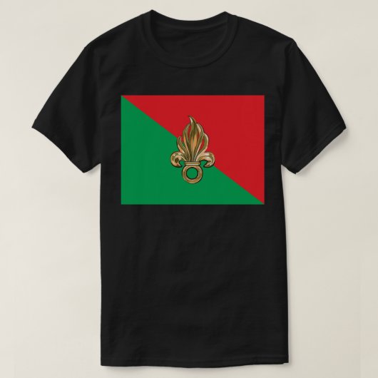 外フランスの国軍旗 Tシャツ (デザイン正面)