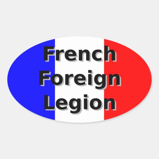 外フランスの軍団 楕円形シール (正面)