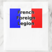 外フランスの軍団 長方形シール (バッグ)