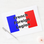 外フランスの軍団 長方形シール (封筒)