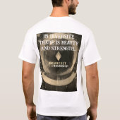 外交アプローチTシャツ。 Tシャツ (裏面)