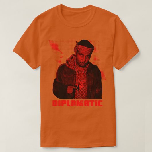 外交ヒップホップ Tシャツ (デザイン正面)