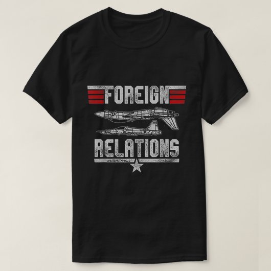 外交関係 Tシャツ (デザイン正面)