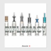 「外交」カスタムカットビニル シール (シート)