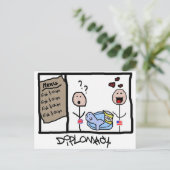 外交:フィッシュ&チップス ポストカード (スタンド正面)