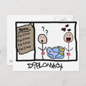 外交:フィッシュ&チップス ポストカード (正面/裏面)