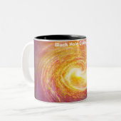 外側のスペースに黒 ツートーンマグカップ (正面左)