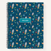 [外側スペース]おもしろい緩和曲線ノートブック ノートブック (正面)