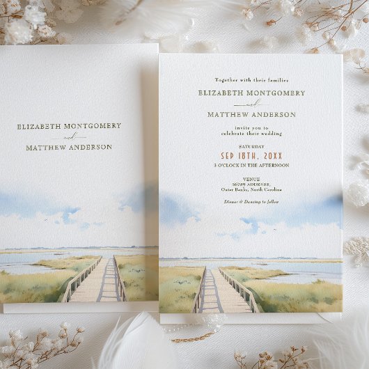 外側バンク結婚NC 招待状