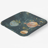 外側空間パーティープレート ペーパープレート (傾斜あり)