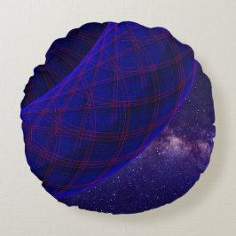 外側空間円枕の青いドーナツ ラウンドクッション