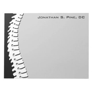 外側脊椎医師大型メモ帳 ノートパッド
