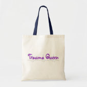 外傷のナースの"外傷のQueenのTシャツおよびギフト トートバッグ (正面)