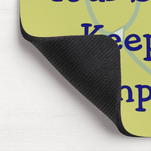 外傷のナースはあなたの愚かさ私を雇っておきます マウスパッド (コーナー)