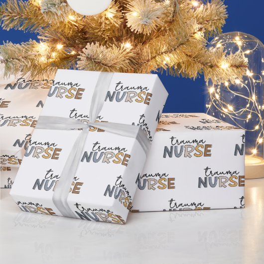 外傷ナース外傷看護 ラッピングペーパー (クリスマス)