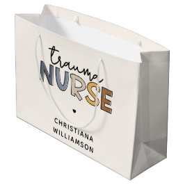 外傷パーソナライズされたナース外傷看護 ラージペーパーバッグ