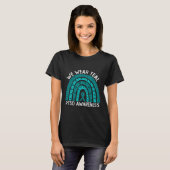 外傷後ストレス障害 PTSD A テールカラー Tシャツ (正面フル)