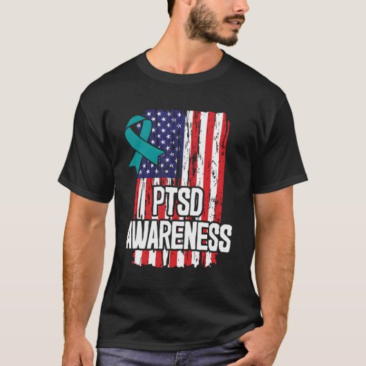 外傷後ストレス障害Ptsd認識度 Tシャツ (正面)
