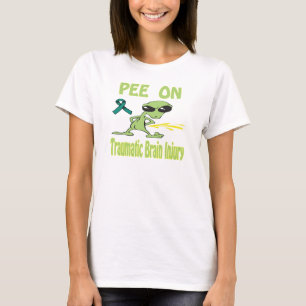 外傷性の脳損傷のワイシャツの小便 Tシャツ