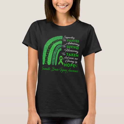 外傷性脳傷害戦士サポート戦闘機 Tシャツ (正面)